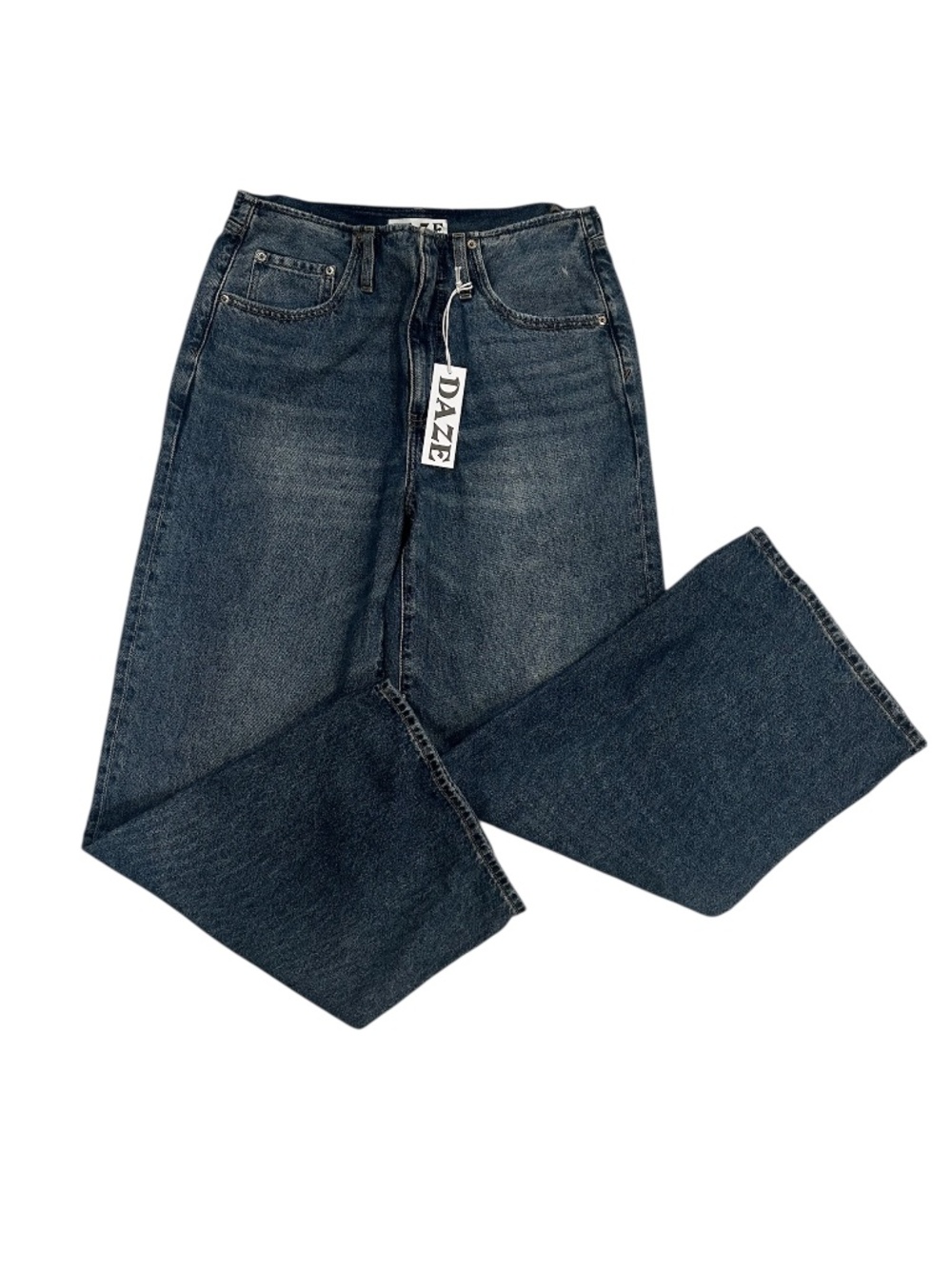 daze denim kickback mid rise palazzo jeans